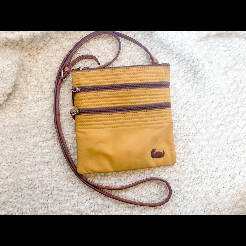 Dooney and Bourke Nylon and Leather Hip Bag